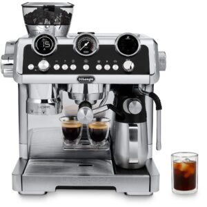 DE LONGHI EC9865.M LA Espressomaschine Silber/Schwarz