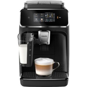 PHILIPS EP2331/10 Serie 2300 LatteGo 3 Kaffeespezialitäten Kaffeevollautomat Klavierlack-Schwarz