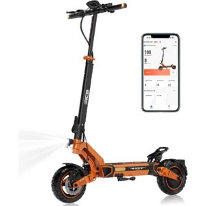 RCB D7 Pro Ultra mit NFC E-Roller (10 Zoll, Orange)