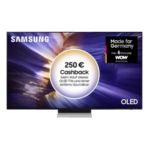 SAMSUNG OLED GQ65S90F 4K Vision AI Smart OLED TV (Flat, 65 Zoll / 163 cm, UHD 4K, SMART TV)