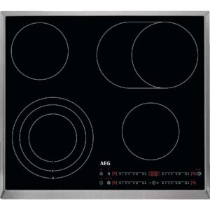 AEG HRB6447AXB Elektrokochfeld (576 mm breit, 4 elektronische Automatikkochstellen Kochzonen)
